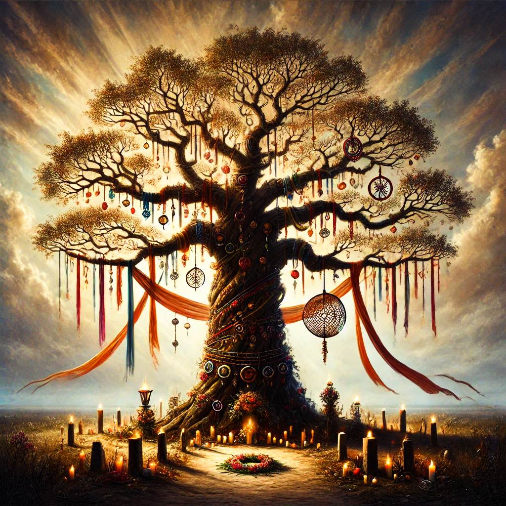 Beautiful image of an old tree